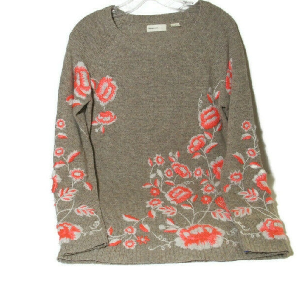 Anthropologie Sleeping on Snow Pullover Sweater S